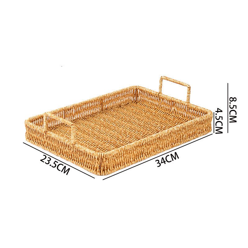 Handcrafted Woven Serving Tray Kalsten
