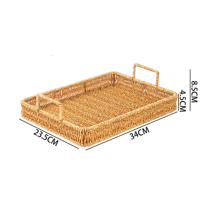Handcrafted Woven Serving Tray Kalsten