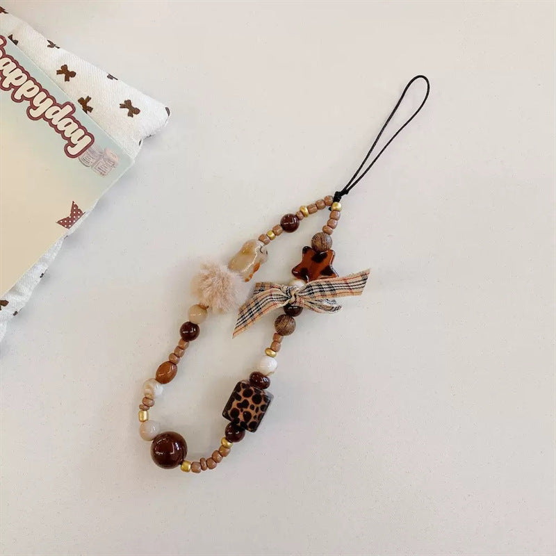 Decorative Beaded Charm Keychain Kalsten