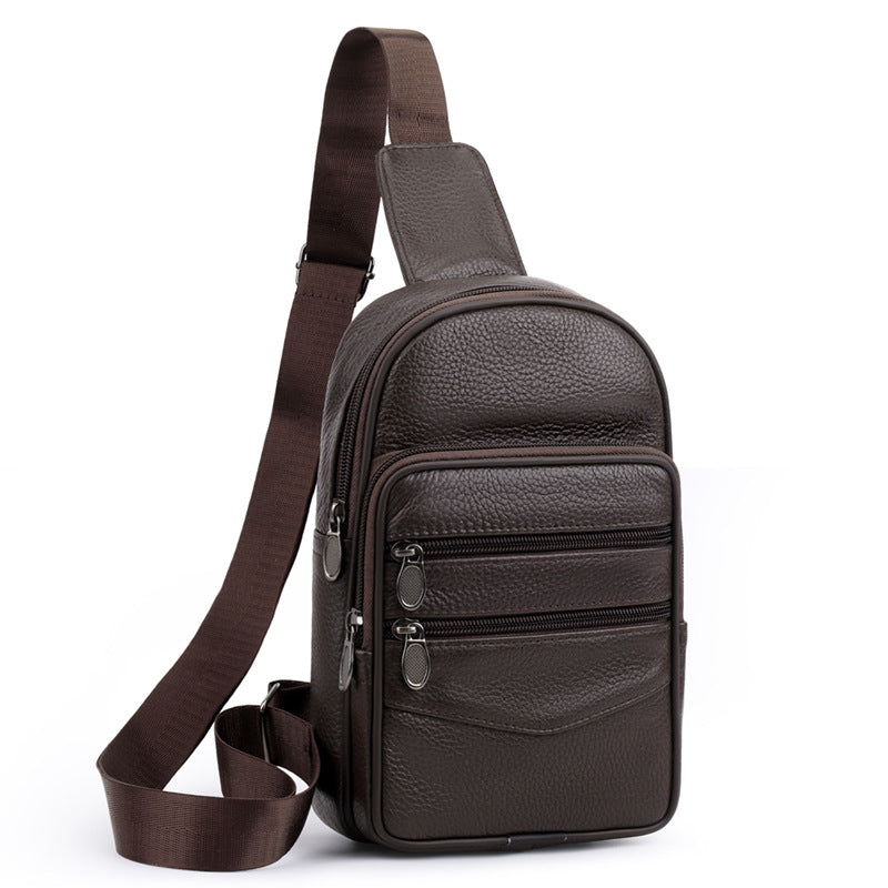 Durable Leather Sling Bag