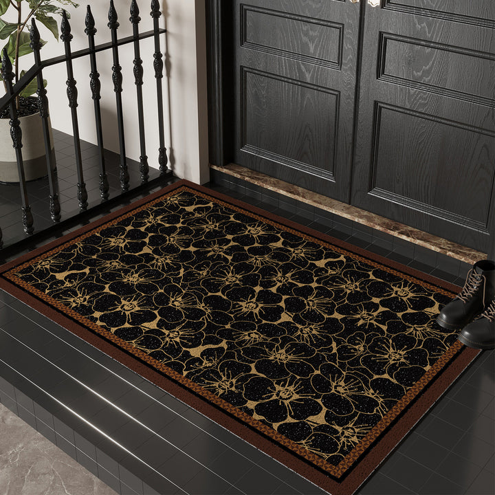 Floral Print Decorative Entry Mat Kalsten