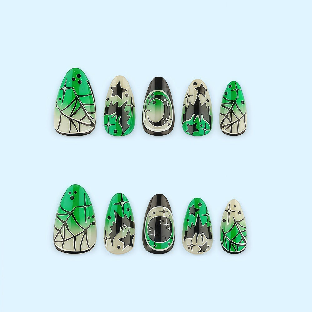 Creative Halloween Design Fake Nails Kalsten