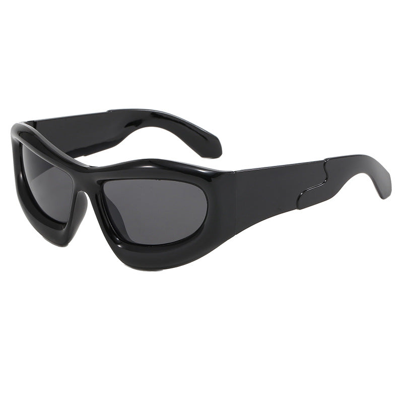 Women's Sporty Sunglasses with Robust, Geometric Frame Design Kalsten
