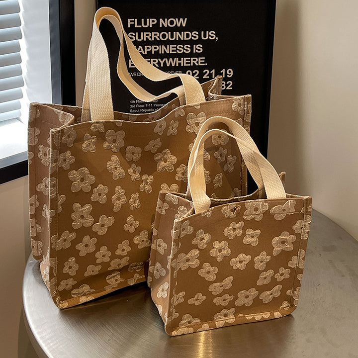 Floral Print Mini Tote Bag