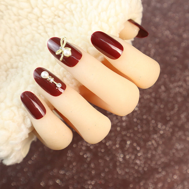 Luxurious Decorative Press-On Nail Set Kalsten