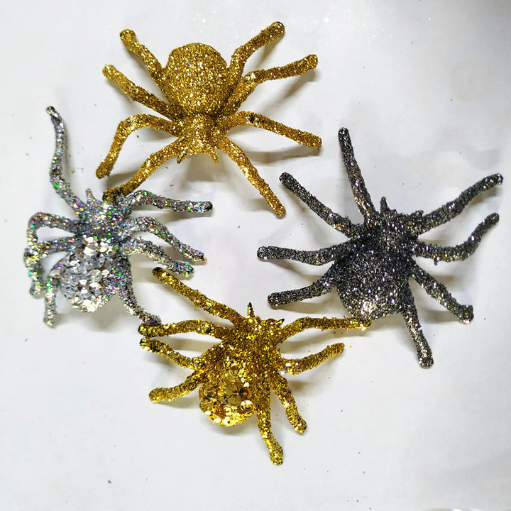 Sparkling Glitter Spider Decorations Kalsten