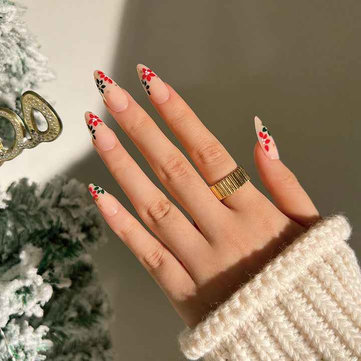 Artful Nail Art with Floral Accents Kalsten