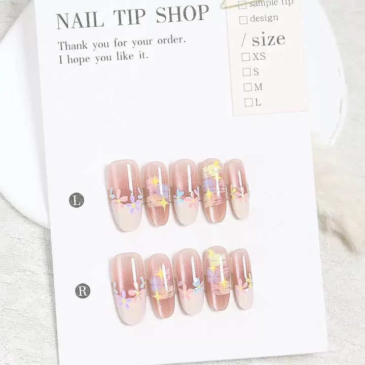 Artistic Decorative Press-On Nails