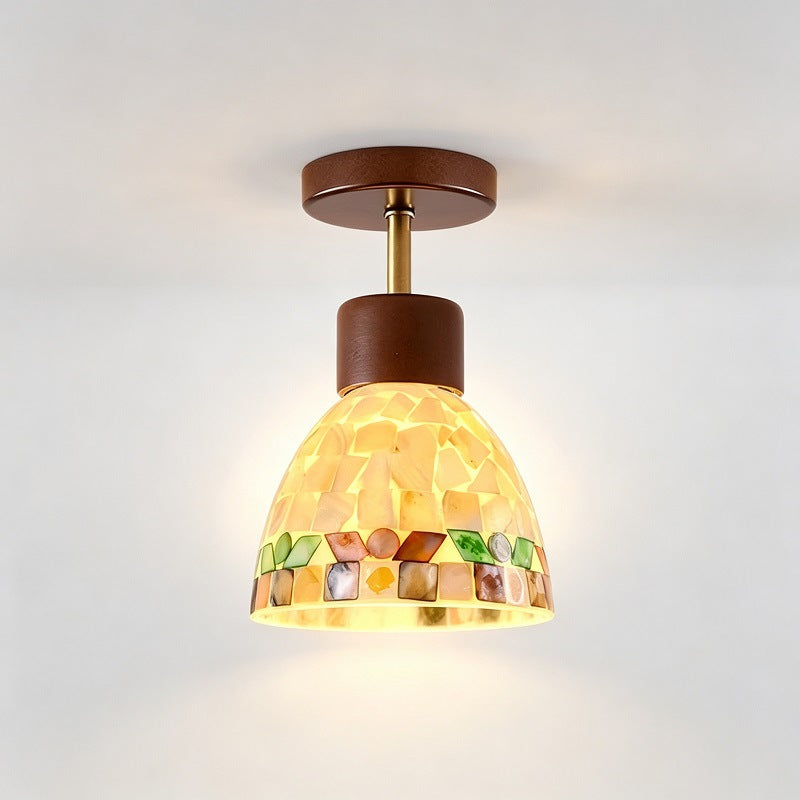 Elegant Mosaic Ceiling Light