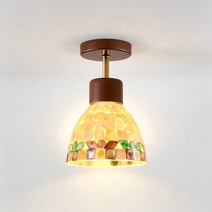 Elegant Mosaic Ceiling Light