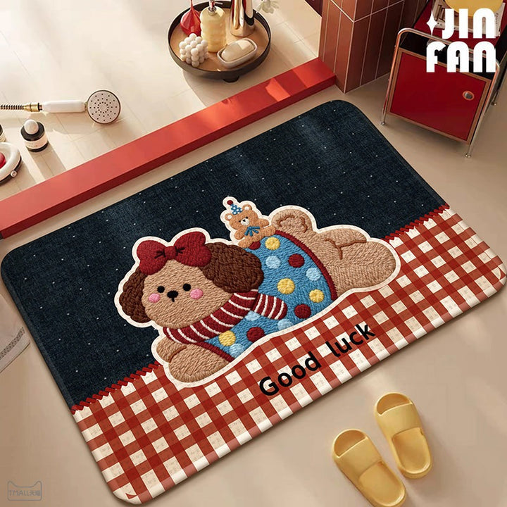 Cute Animal-Themed Indoor Doormat Kalsten