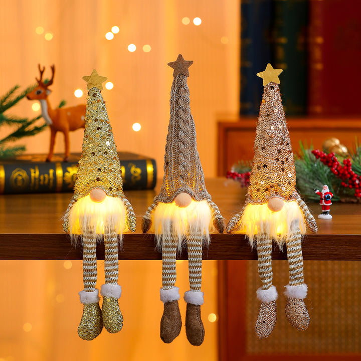 LED Light-Up Holiday Gnome Decoration Kalsten
