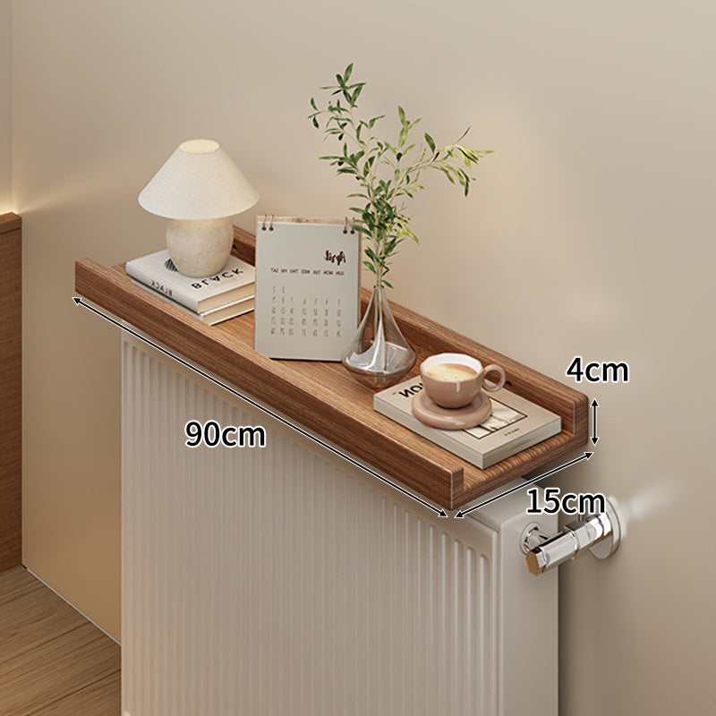Long Slim Radiator Top Shelf Tray with Raised Edge and Heat‑Resistant Surface