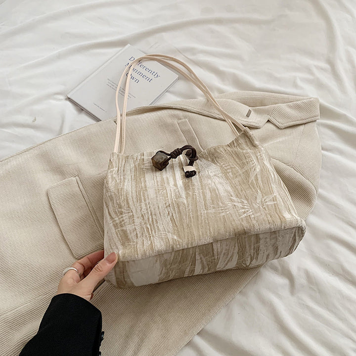Chic Textured Handheld Tote Bag Kalsten