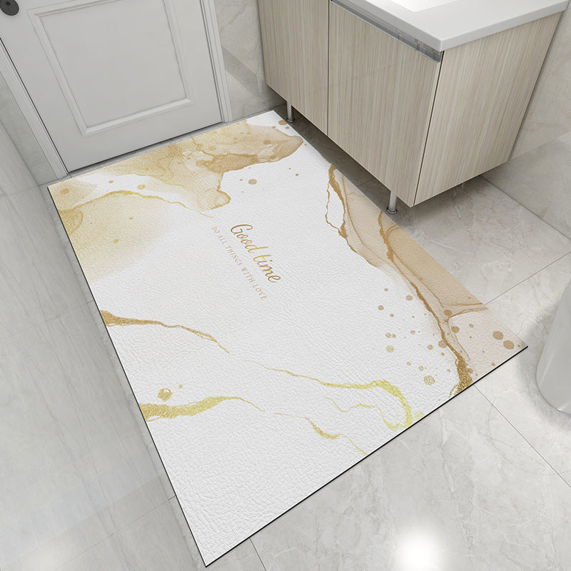 Abstract Design Bath Mat for Bathroom