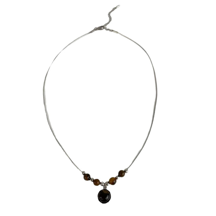 Tiger Eye Pendant Necklace Kalsten