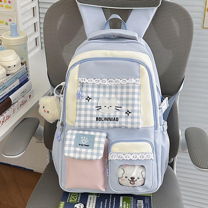 Cute Cartoon Cat-Themed Backpack Kalsten