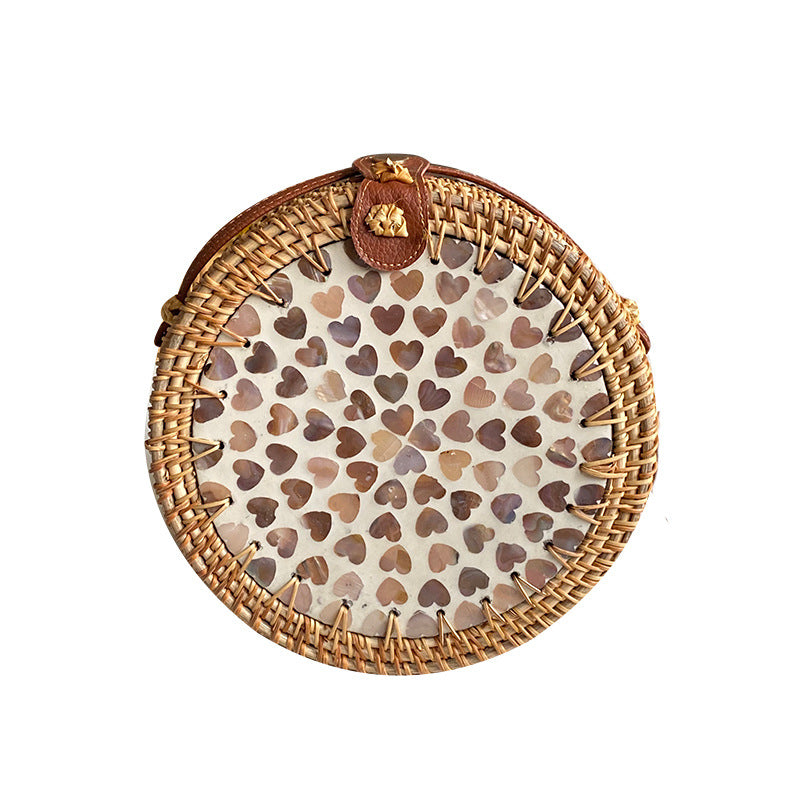 Ladies Round Basket Bag Kalsten