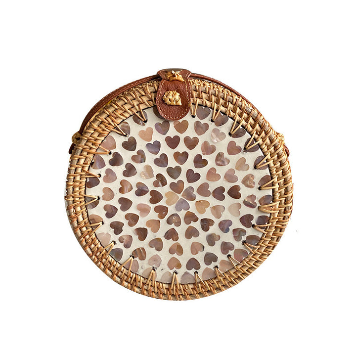 Ladies Round Basket Bag Kalsten