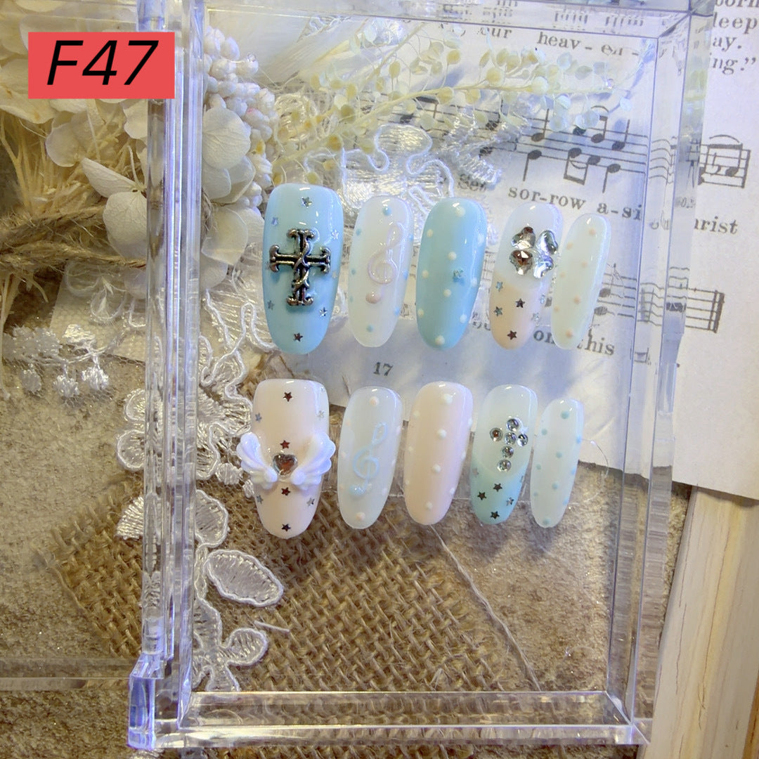 Decorative Press-On Nail Art Set 1790731572