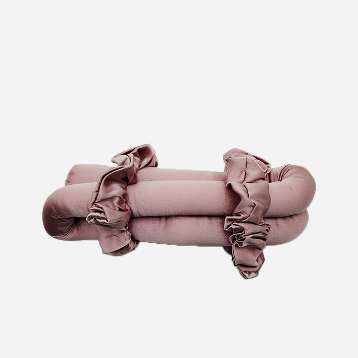 Elegant Lace-Trimmed Hair Wrap