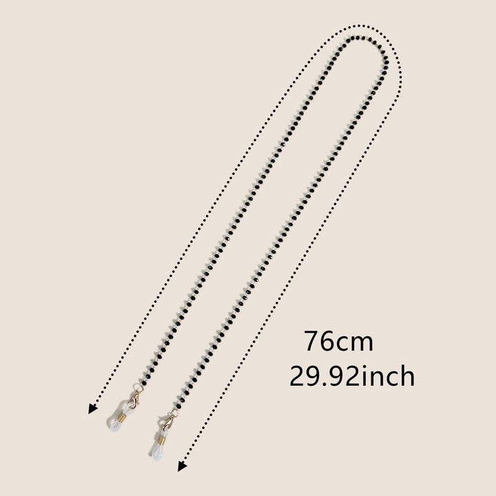 Elegant Beaded Eyewear Retainer Chain Kalsten