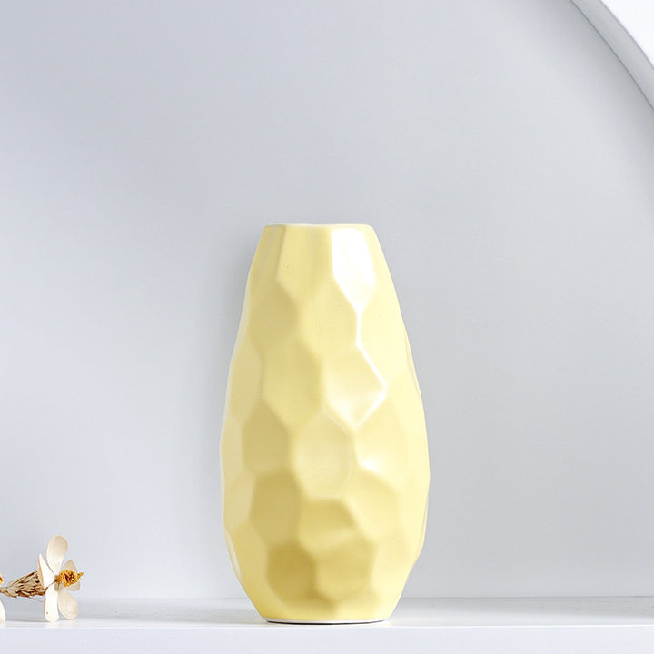 Unique Geometric Ceramic Vase Kalsten