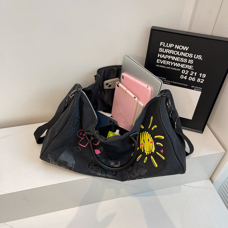Creative Printed Weekend Duffle Bag
