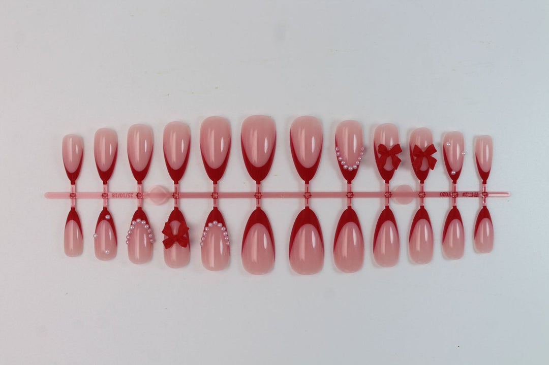 Nail art set with high-quality ribbon and pearl design Kalsten