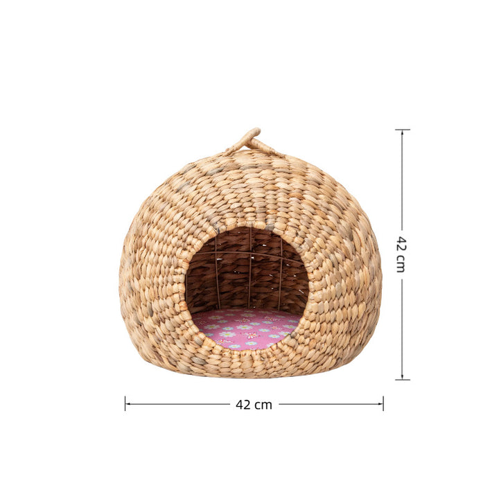 Vintage Style Woven Bike Basket Kalsten