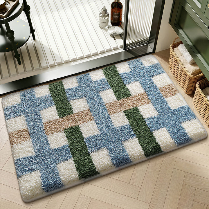 Artistic Abstract Bath Mat Kalsten