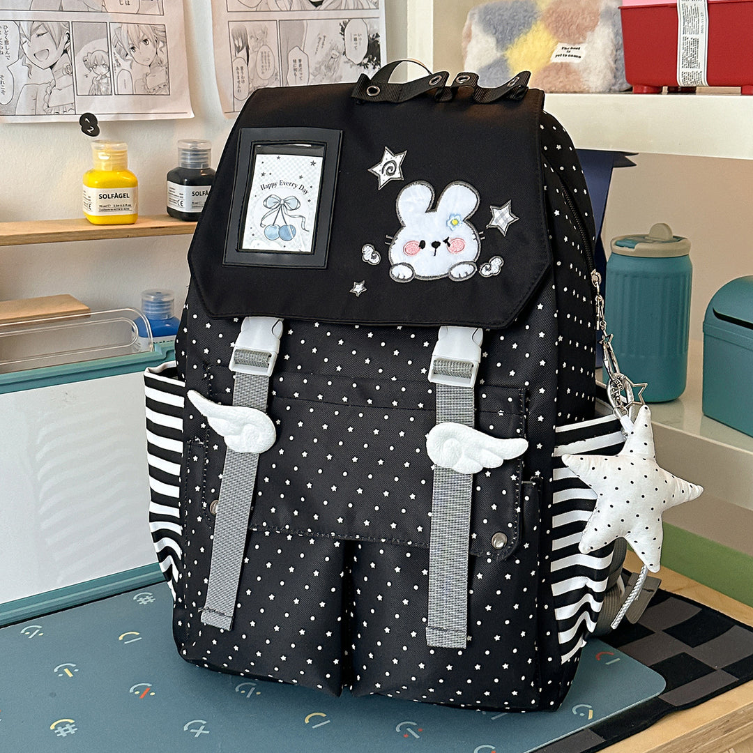 Cute Character Print Backpack Kalsten