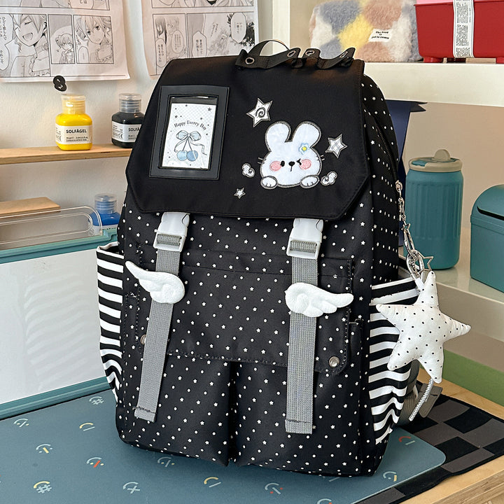 Cute Character Print Backpack Kalsten