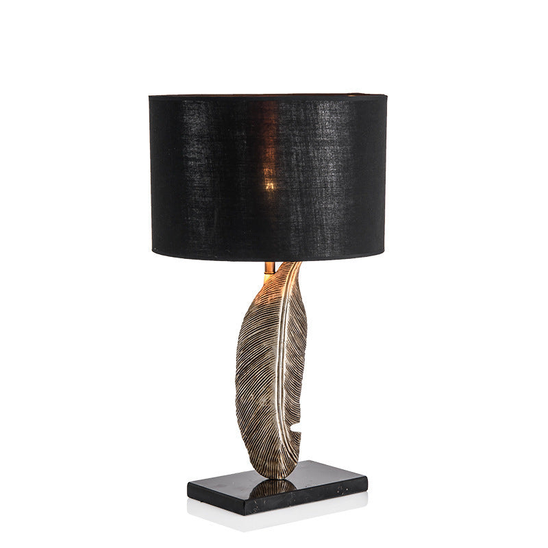 Feather-Inspired Table Lamp