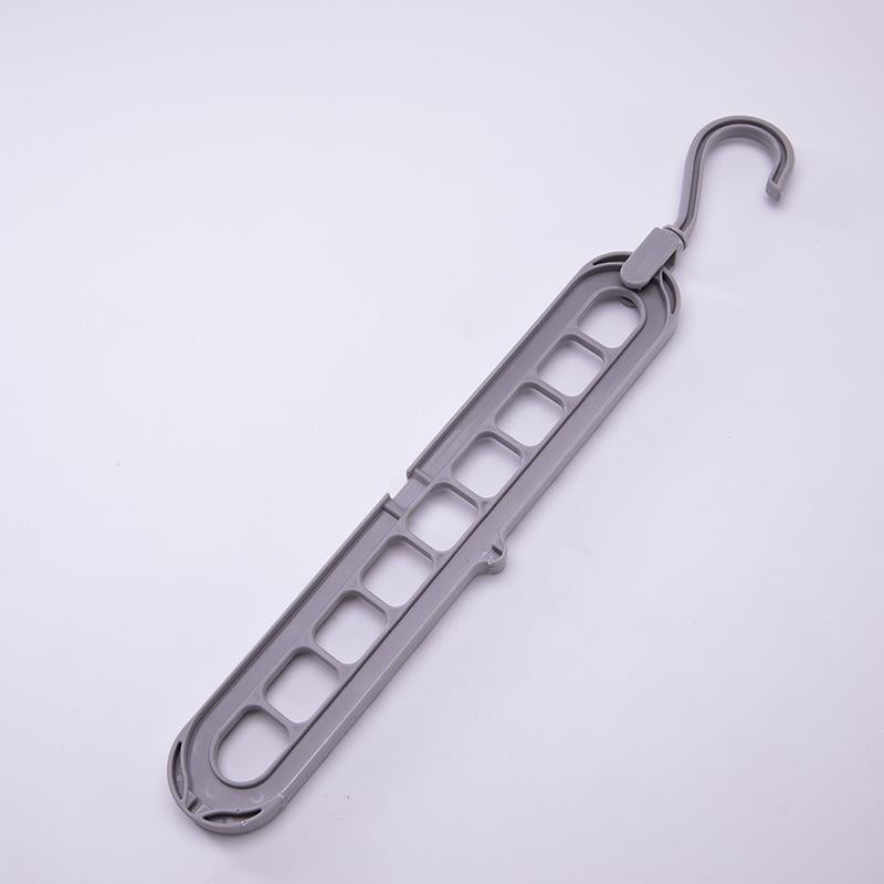 Slim Space-Saving Multi-Slot Trouser And Scarf Organizer Hanger