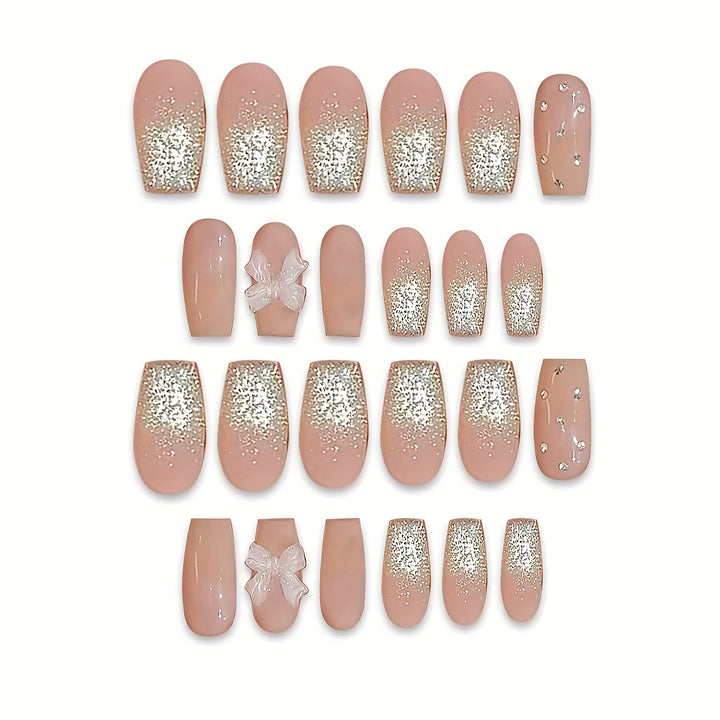Decorative Press-On Nail Set Kalsten