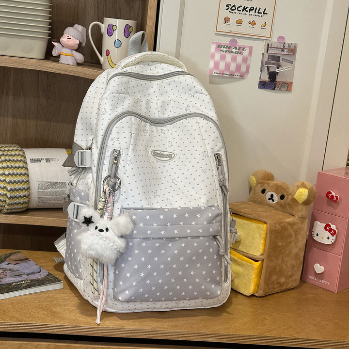 Decorative Star-Patterned Backpack Kalsten