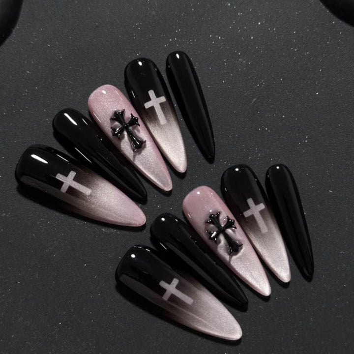Gothic Stiletto Nail Tips
