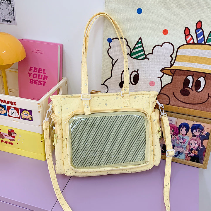 Cute Transparent Organizer Crossbody Bag Kalsten