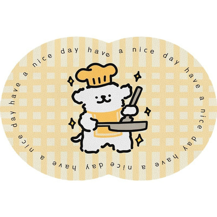 Cute Cartoon Pet-Themed Mat Kalsten