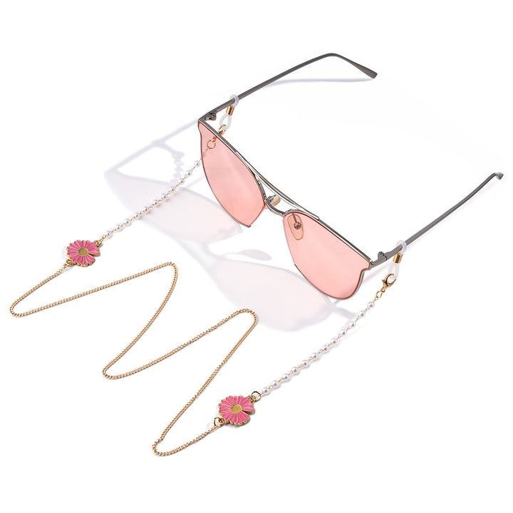 Floral Design Eyewear Chain Holder Kalsten