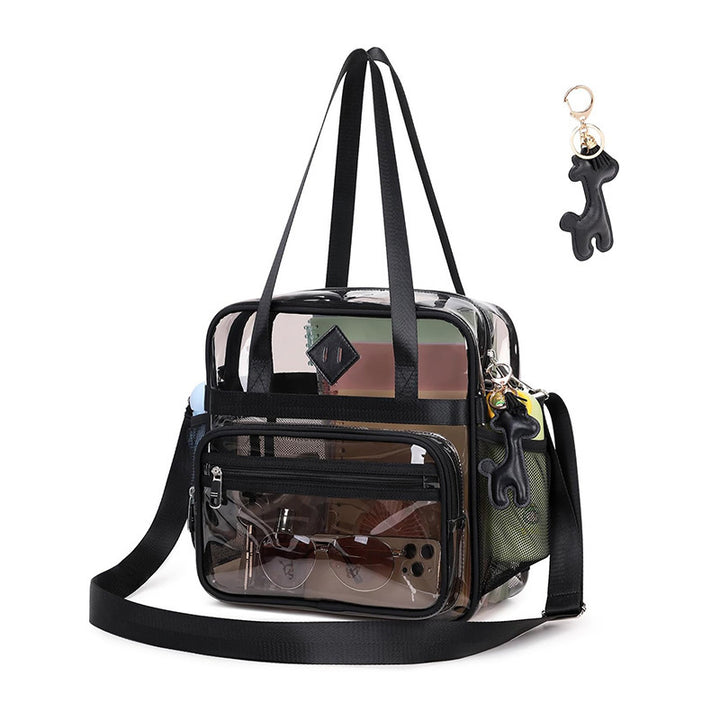 Transparent Tote Bag with Additional Compartments Kalsten