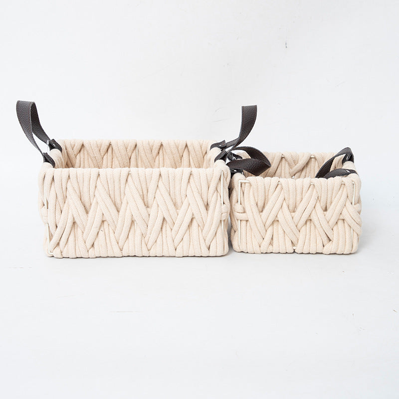 Stylish Textured Storage Basket Kalsten
