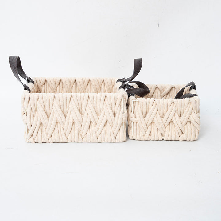 Stylish Textured Storage Basket Kalsten
