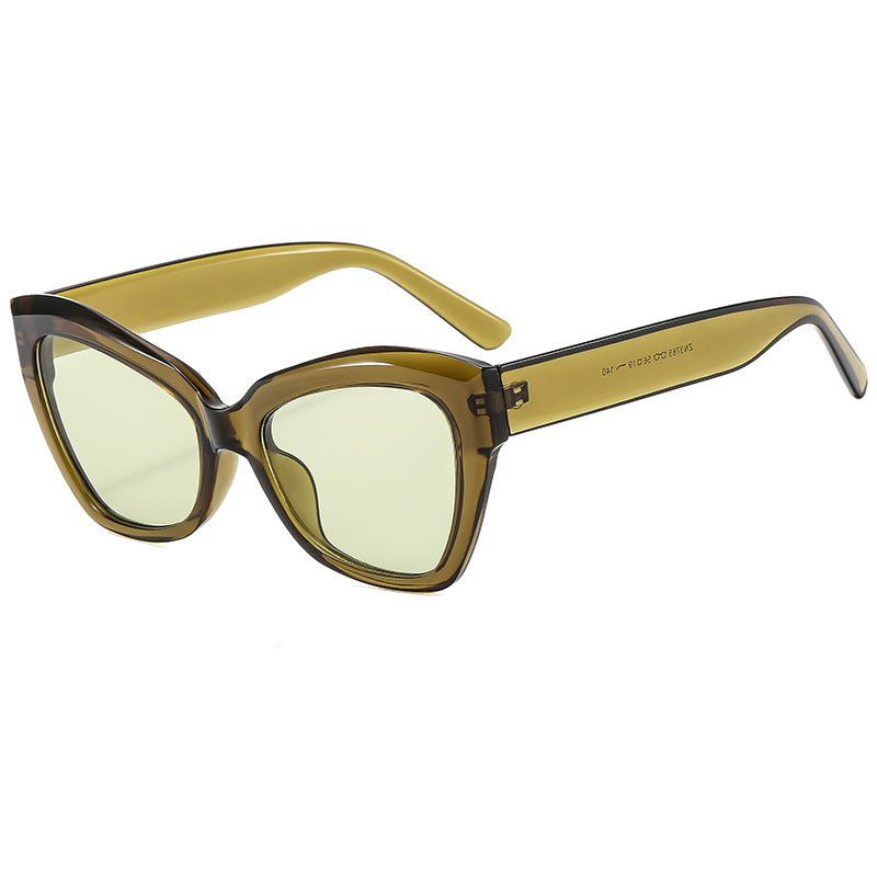 Women Cat-Eye Sunglasses with Distinctive Frame and Polarized Lenses Kalsten