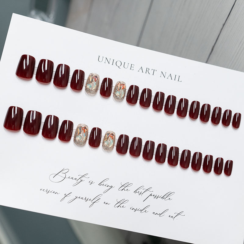 Artistic Custom Press-On Nails
