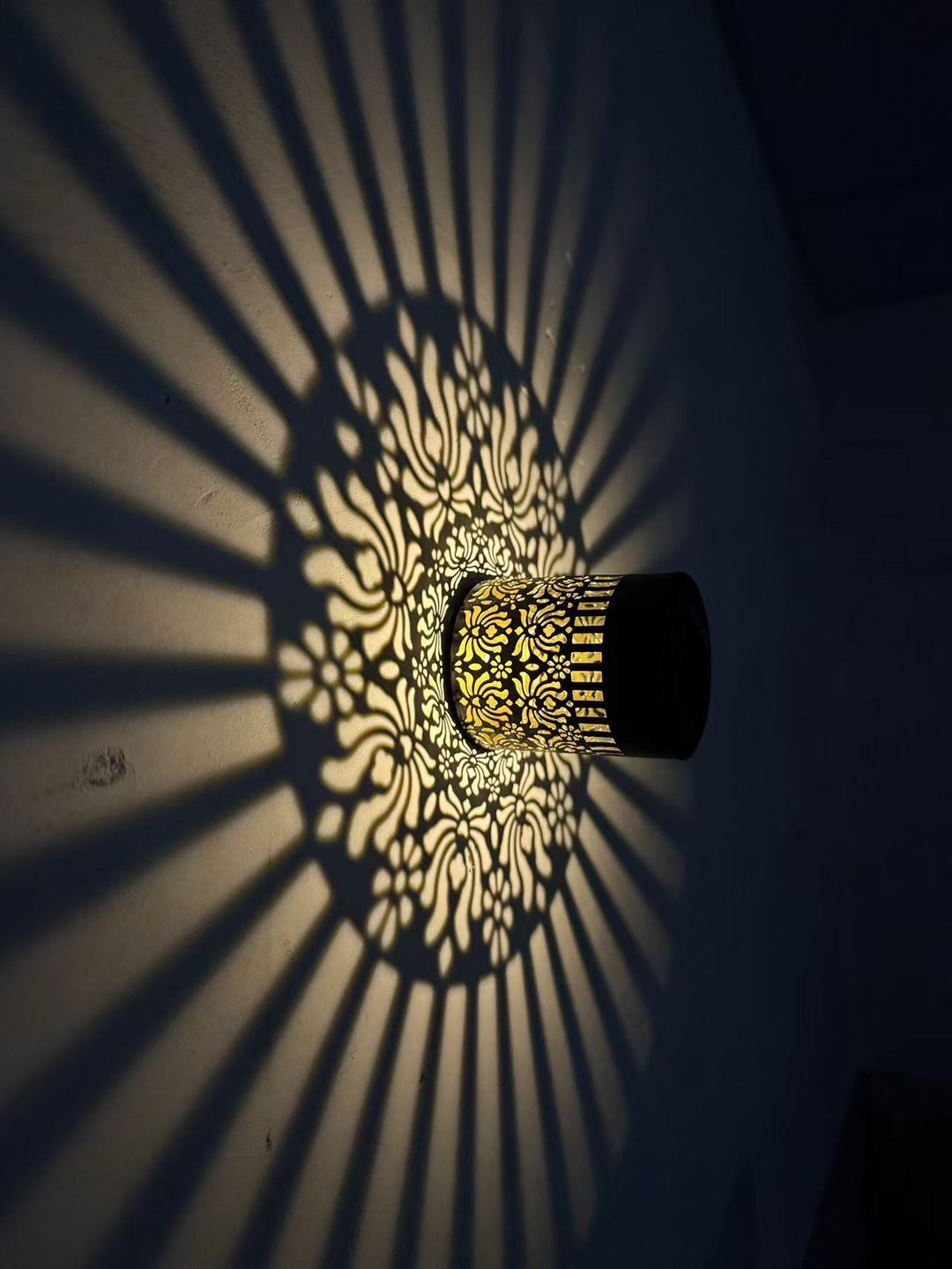Decorative Solar RGB Mandala Projection Wall And Stake Garden Light Kalsten