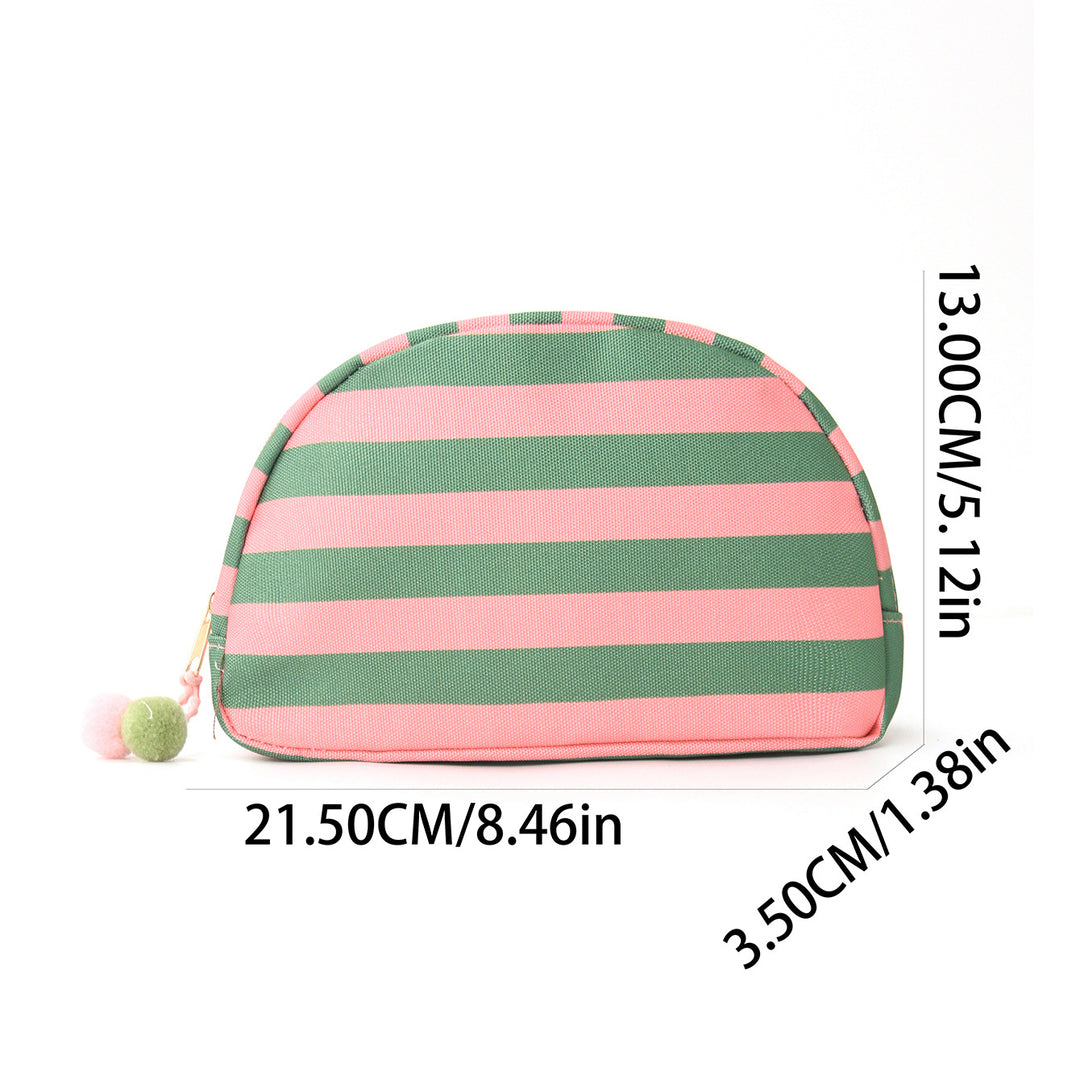 Cosmetic organizer with stylish striped pattern Kalsten