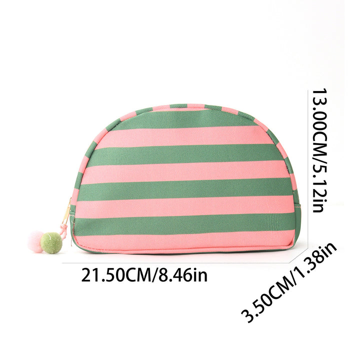 Cosmetic organizer with stylish striped pattern Kalsten