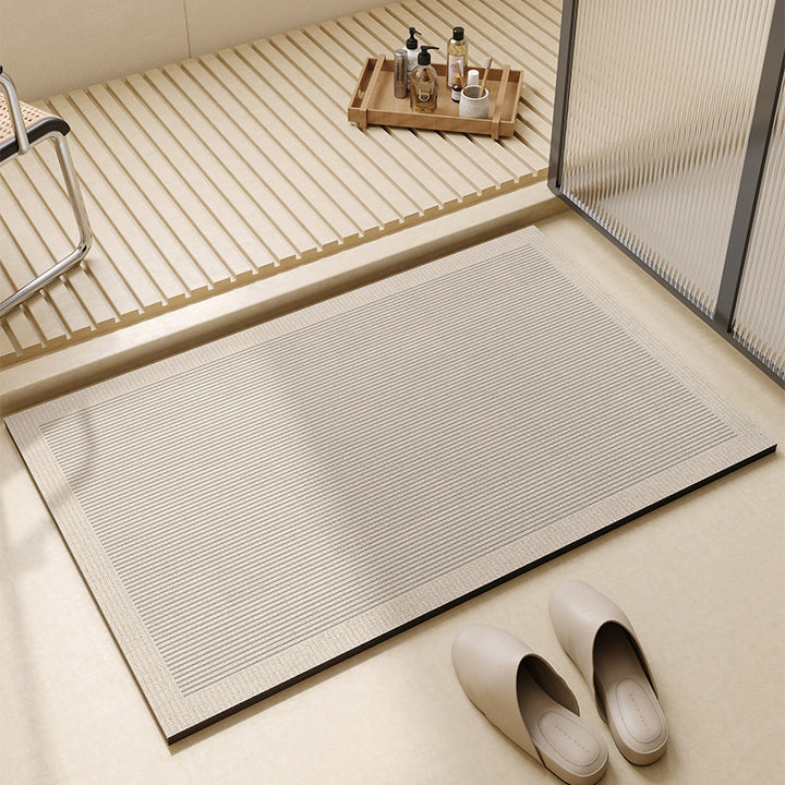 Modern Geometric Bath Mat Kalsten
